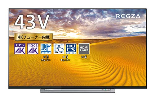 東芝 43V型 4Kチューナー内蔵 液晶テレビ レグザ 43M520X W録画 東芝 REGZA 43M520X [43インチ] 価格比較 - 価格.com